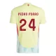 Maillot Espagne Pedro Porro 24 Homme Extérieur Euro 2024