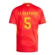 Maillot Espagne Robin Le Normand 5 Homme Domicile Euro 2024