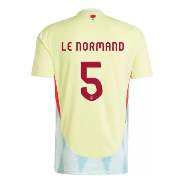 Maillot Espagne Robin Le Normand 5 Homme Extérieur Euro 2024