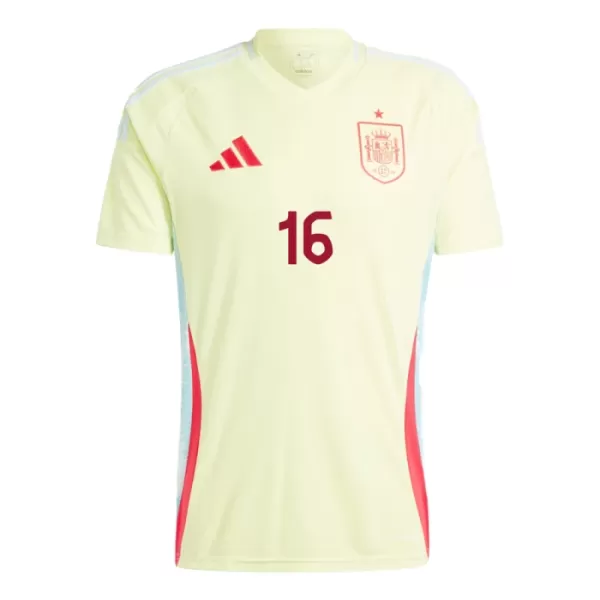 Maillot Espagne Rodrigo 16 Enfant Extérieur Euro 2024