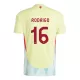 Maillot Espagne Rodrigo 16 Homme Extérieur Euro 2024