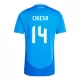 Maillot Italie Federico Chiesa 14 Homme Domicile Euro 2024