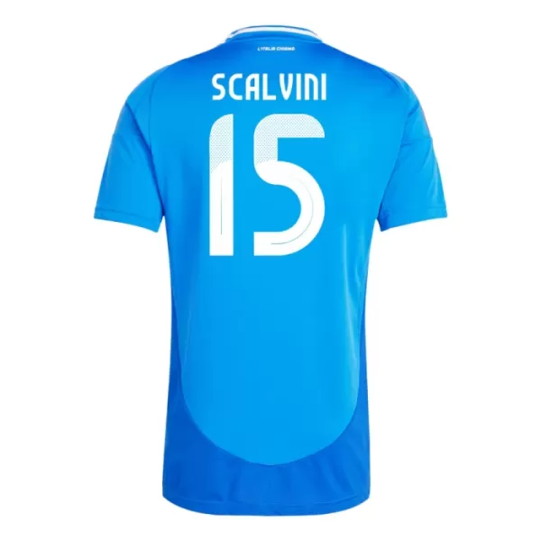 Maillot Italie Giorgio Scalvini 15 Homme Domicile Euro 2024