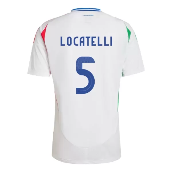 Maillot Italie Manuel Locatelli 5 Homme Extérieur Euro 2024