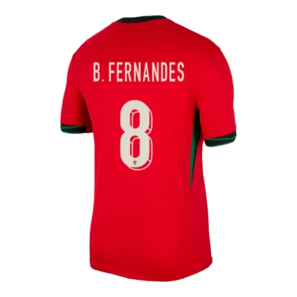 Maillot Portugal Bruno Fernandes 8 Enfant Domicile Euro 2024