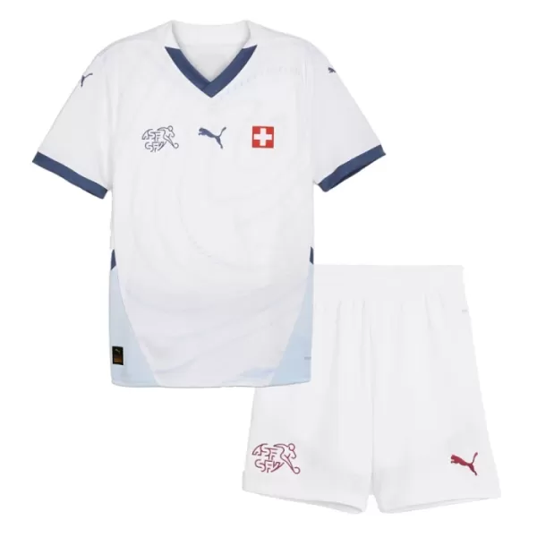 Maillot Suisse Enfant Extérieur Euro 2024