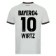 Maillot Bayer 04 Leverkusen Florian Wirtz 10 Homme Extérieur 2023-24