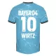 Maillot Bayer 04 Leverkusen Florian Wirtz 10 Homme Third 2023-24