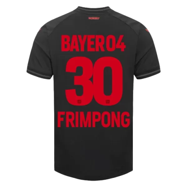 Maillot Bayer 04 Leverkusen Jeremie Frimpong 30 Homme Domicile 2023-24