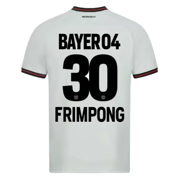 Maillot Bayer 04 Leverkusen Jeremie Frimpong 30 Homme Extérieur 2023-24