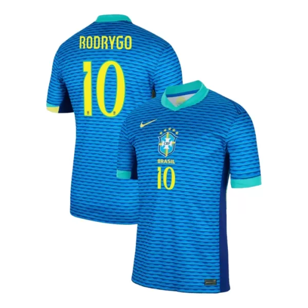 Maillot Brésil Rodrygo 10 Homme Extérieur 2024