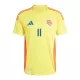 Maillot Colombie Juan Cuadrado 11 Homme Domicile 2024