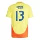 Maillot Colombie Yerry Mina 13 Homme Domicile 2024