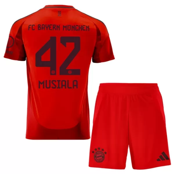 Maillot FC Bayern Munich Jamal Musiala 42 Enfant Domicile 2024-25