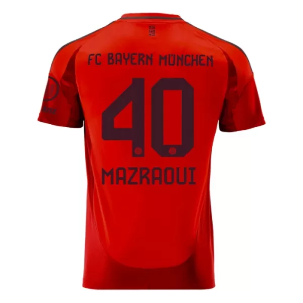 Maillot FC Bayern Munich Noussair Mazraoui 40 Homme Domicile 2024-25