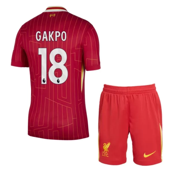 Maillot Liverpool Gakpo 18 Enfant Domicile 2024-25