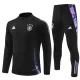 Allemagne Sweat d'Entraînement Enfant 2024-25 Quart-Zip Noire