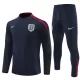 Angleterre Sweat d'Entraînement Enfant 2024-25 Quart-Zip Noire