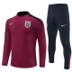 Angleterre Sweat d'Entraînement Enfant 2024-25 Quart-Zip Rouge