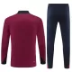 Angleterre Sweat d'Entraînement Homme 2024-25 Quart-Zip Rouge