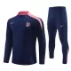 Atlético Madrid Sweat d'Entraînement Enfant 2024-25 Quart-Zip Navy