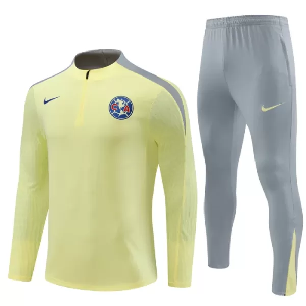 Club América Sweat d'Entraînement Homme 2024-25 Quart-Zip Jaune