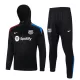 FC Barcelone Hoodie Sweat d'Entraînement Homme 2024-25 Quart-Zip Noire