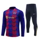 FC Barcelone Sweat d'Entraînement Enfant 2024-25 Quart-Zip Bleue