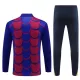 FC Barcelone Sweat d'Entraînement Enfant 2024-25 Quart-Zip Bleue