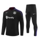 FC Barcelone Sweat d'Entraînement Homme 2024-25 Quart-Zip Noire