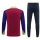 FC Barcelone Sweat d'Entraînement Homme 2024-25 Quart-Zip Rouge