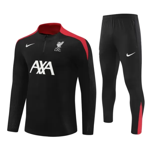 Liverpool Sweat d'Entraînement Homme 2024-25 Quart-Zip Noire