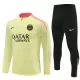 Paris Saint-Germain Sweat d'Entraînement Enfant 2024-25 Quart-Zip Jaune