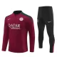 Paris Saint-Germain Sweat d'Entraînement Homme 2024-25 Quart-Zip Rouge