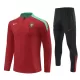 Portugal Sweat d'Entraînement Homme 2024-25 Quart-Zip Rouge