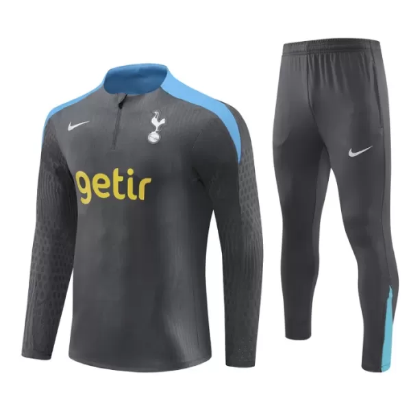 Tottenham Hotspur Sweat d'Entraînement Enfant 2024-25 Quart-Zip Noire