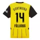 Maillot Borussia Dortmund Fullkrug 14 Homme Domicile 2024-25