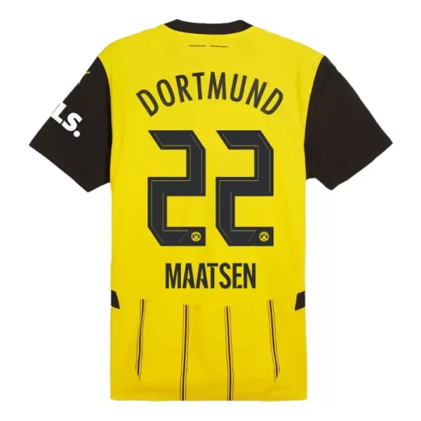 Maillot Borussia Dortmund Maatsen 22 Enfant Domicile 2024-25