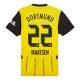 Maillot Borussia Dortmund Maatsen 22 Homme Domicile 2024-25