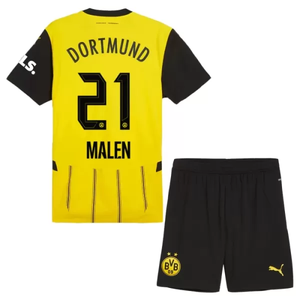 Maillot Borussia Dortmund Malen 21 Enfant Domicile 2024-25