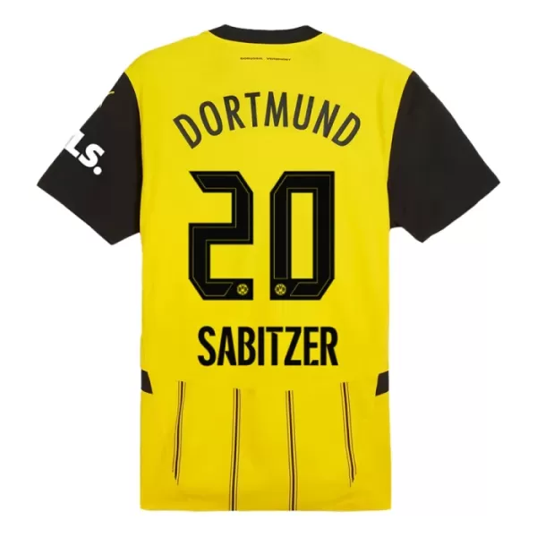 Maillot Borussia Dortmund Sabitzer 20 Homme Domicile 2024-25