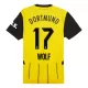 Maillot Borussia Dortmund Wolf 17 Homme Domicile 2024-25