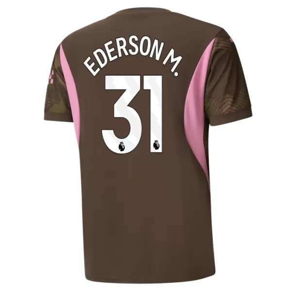 Maillot Gardien Manchester City Ederson 31 Enfant Domicile 2024-25