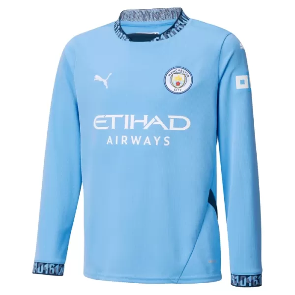 Maillot Manches Longues Manchester City Champions 24 Homme Domicile 2024-25