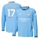 Maillot Manches Longues Manchester City De Bruyne 17 Homme Domicile 2024-25