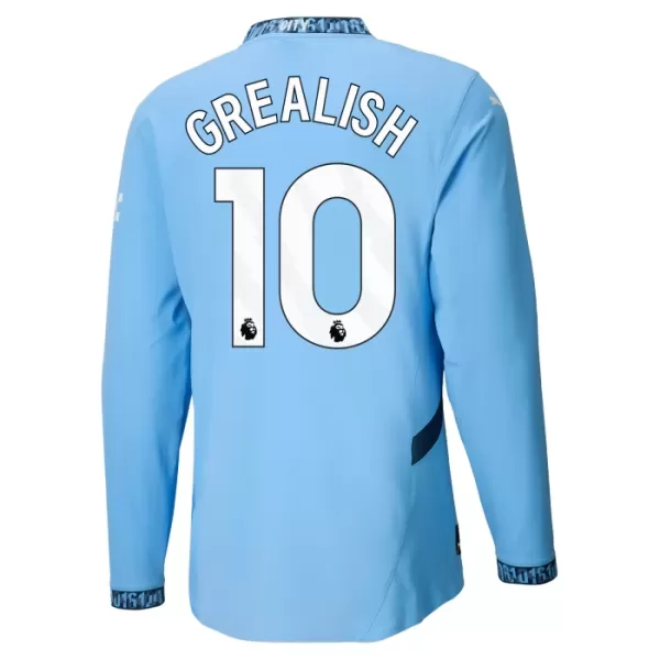 Maillot Manches Longues Manchester City Grealish 10 Homme Domicile 2024-25