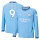 Maillot Manches Longues Manchester City Haaland 9 Homme Domicile 2024-25