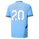 Maillot Manchester City Bernardo 20 Enfant Domicile 2024-25