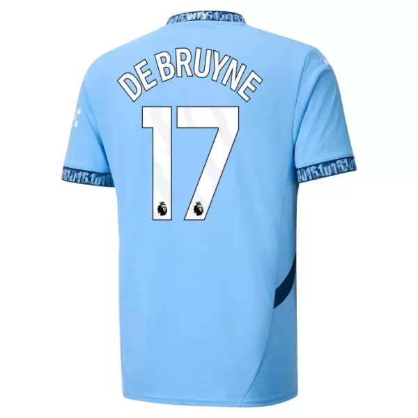 Maillot Manchester City De Bruyne 17 Enfant Domicile 2024-25