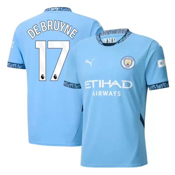 Maillot Manchester City De Bruyne 17 Homme Domicile 2024-25